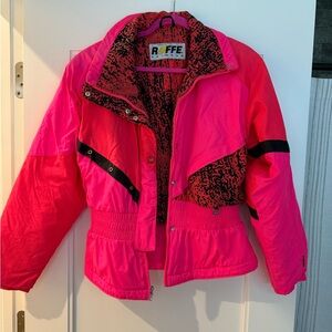 Roffe Women's Vibrant Pink Ski Jacket